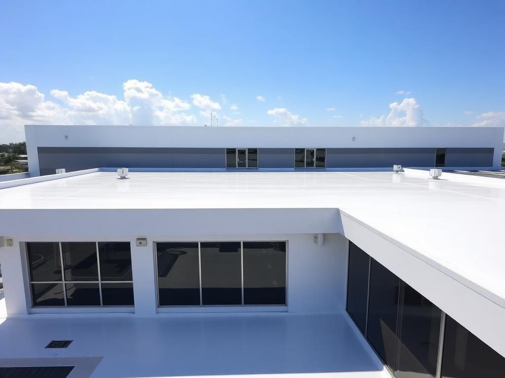 After roof installation - completed professional roofing work