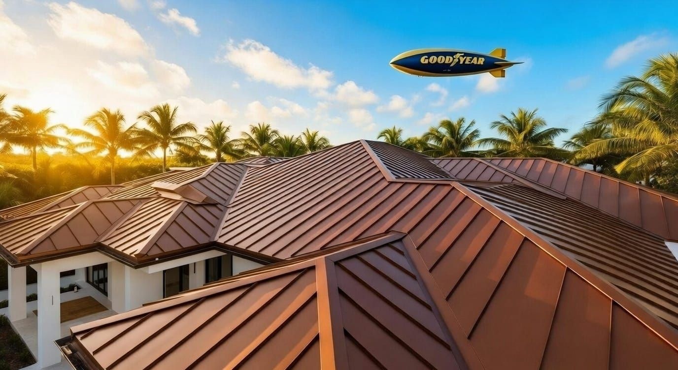 Professional standing seam metal roof installation by R. J. Chambers Roofing, Inc. in South Florida