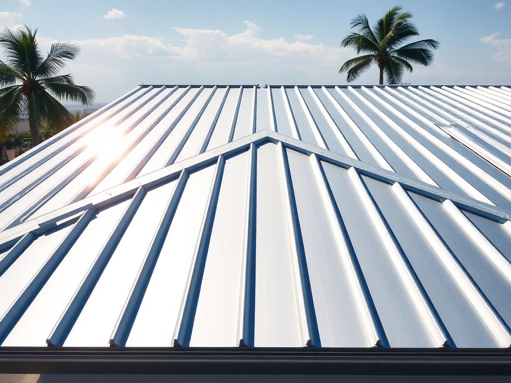 After roof installation - completed professional roofing work