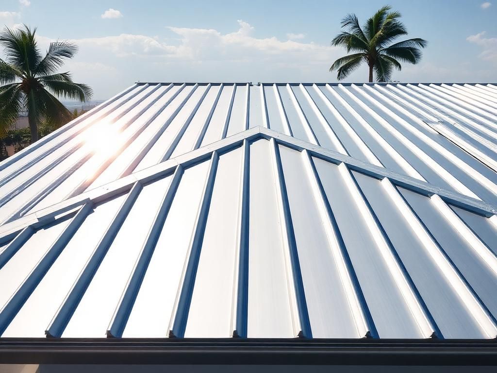 After roof installation - completed professional roofing work